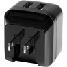 Wall Charger Startech USB2PACBK            Black