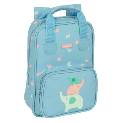 School Bag Safta Elefantes 20 x 28 x 8 cm Green