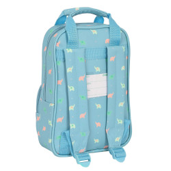 School Bag Safta Elefantes 20 x 28 x 8 cm Green