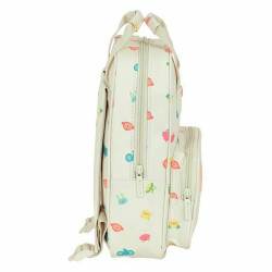 Child bag Safta Cabecitas Cream 20 x 28 x 8 cm