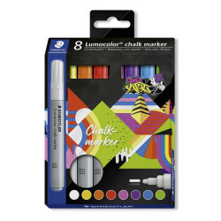 Liquid chalk marker Staedtler Lumocolor 344 8 Pieces