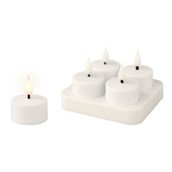 LED Candle Lumineo 485346 Rechargeable Inside (4 Units)