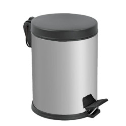 Pedal bin Confortime Silver Metal Plastic 3 L (6 Units)