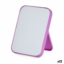 Mirror with Mounting Bracket polypropylene 1,7 x 20 x 14 cm (12 Units)