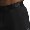 Sports Leggings for Men Adidas  Techfit 3 Stripes Black