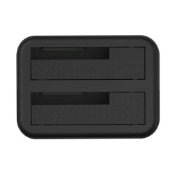 Dual Dock Station Aisens ASDS-D01B Black