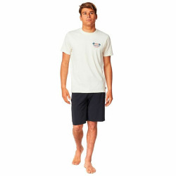 Men’s Short Sleeve T-Shirt Rip Curl FB Tee White