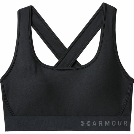 Sports Bra Under Armour Mid Crossback Black