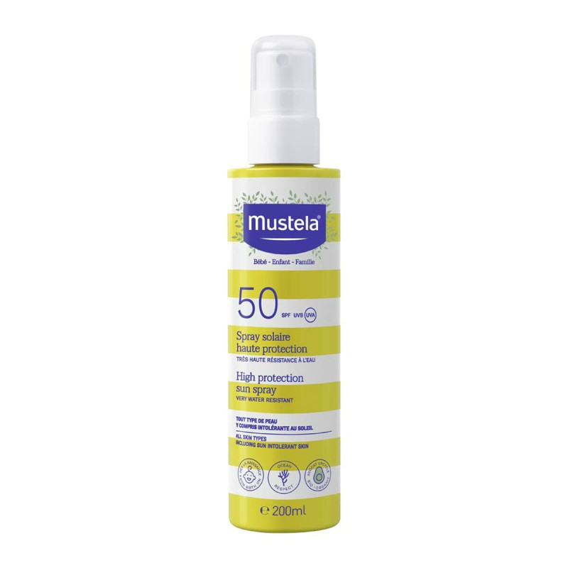 Sunscreen Spray for Children Mustela 200 ml