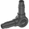 Hose connector Gardena "Easy & Flexible" 13212-20 L-shaped 10 Units 3/16"