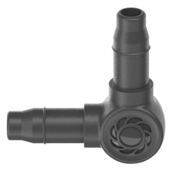 Hose connector Gardena "Easy & Flexible" 13212-20 L-shaped 10 Units 3/16"