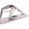 Decorative Figure DKD Home Decor 24 x 6,5 x 19,5 cm Scandi Pink Yoga