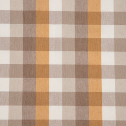 Tablecloth 140 x 140 cm Polyester Ocre 100% cotton