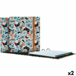 Ring binder Grafoplas Carpebook Play Grey A4 (2 Units)