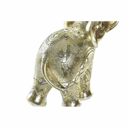 Decorative Figure DKD Home Decor 24 x 10 x 24 cm Elephant Golden Colonial