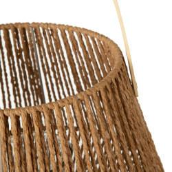 Lantern 33 x 33 x 27 cm Candleholder Natural Natural Fibre