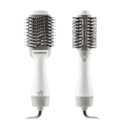 Ionic Dryer and Volumising Brush Volumio InnovaGoods White Grey 1000 W