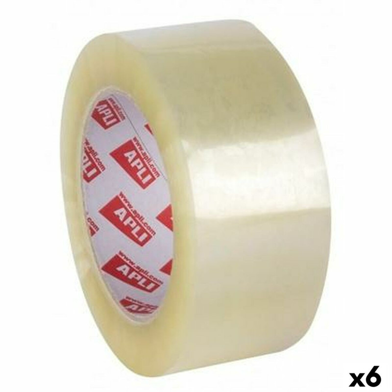 Adhesive Tape Apli Transparent 48 mm x 132 m (6 Units)