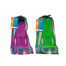 Diving Goggles with Snorkle and Fins Bestway Blue Multicolour 37-41