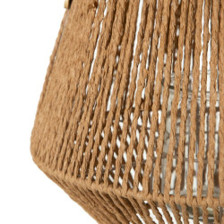 Lantern 33 x 33 x 27 cm Candleholder Natural Natural Fibre