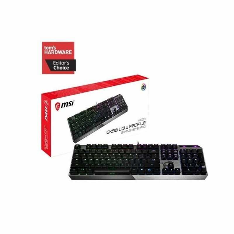 Bluetooth Keyboard MSI S11-04FR227-GA7 AZERTY French Black