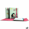 Ring binder Mafalda Carpeplús Green A4 (2 Units)