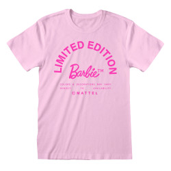 Short Sleeve T-Shirt Barbie Limited Edition Light Pink Unisex