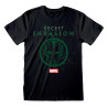 Short Sleeve T-Shirt Marvel Logo Icon Black Unisex