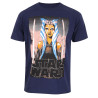 Short Sleeve T-Shirt Star Wars White Blades Blue Unisex