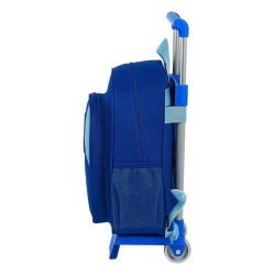 School Rucksack with Wheels 705 Real Zaragoza (27 x 10 x 67 cm)