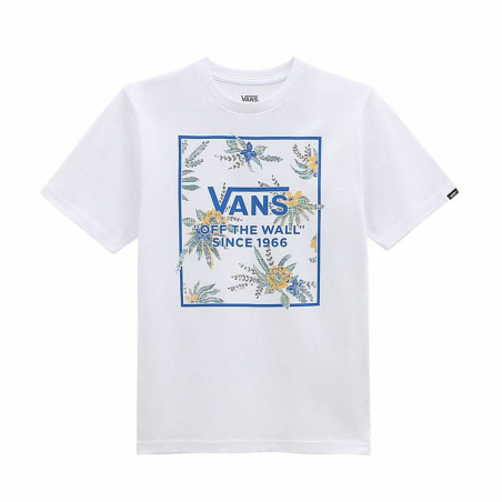 Children’s Short Sleeve T-Shirt Vans Califlower Box-B White