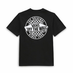 Children’s Short Sleeve T-Shirt Vans Off The Wall OG 66-B Black