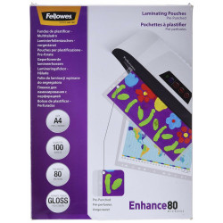 Case Fellowes Laminator 100 Units Transparent A4