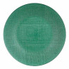 Flat Plate Green Glass 32,5 x 2,5 x 32,5 cm (6 Units)