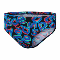 Child's Bathing Costume Speedo Digi Allover B Black