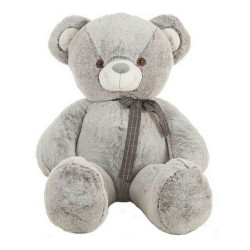 Teddy Bear Grey Pink Polyester Acrylic 75 cm