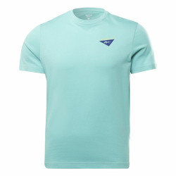 Men’s Short Sleeve T-Shirt Reebok Graphic Les Mills® Aquamarine