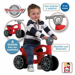 Foot to Floor Motorbike Chicos Mini Custom 54 x 22 x 38 cm Red