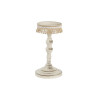 Candleholder DKD Home Decor Metal White 13 x 13 x 25 cm