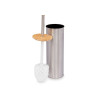 Toilet Brush Silver Bamboo Stainless steel 9,5 x 27,5 x 9,5 cm (6 Units)