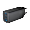 Wall Charger GEMBIRD TA-UC-PDQC65-01-BK Black 65 W (1 Unit)