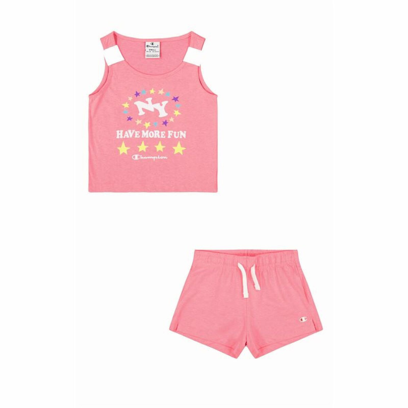 Children's Sports Outfit Champion Pink 2 Pieces