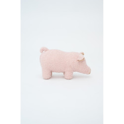 Fluffy toy Crochetts Bebe Pink Pig 30 x 13 x 8 cm