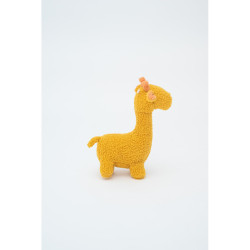 Fluffy toy Crochetts Bebe Yellow Giraffe 28 x 32 x 19 cm