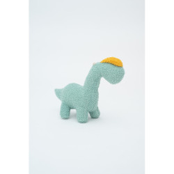 Fluffy toy Crochetts Bebe Green Dinosaur 30 x 24 x 10 cm