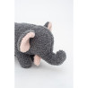 Fluffy toy Crochetts Bebe Brown Elephant 27 x 13 x 11 cm