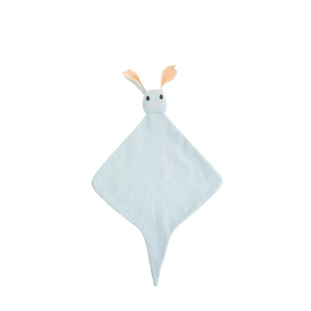 Baby Comforter Crochetts Bebe Baby Comforter Blue Rabbit 39 x 1 x 32 cm