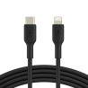 USB-C to Lightning Cable Belkin CAA003BT1MBK 1 m Black