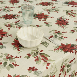 Stain-proof resined tablecloth Belum Christmas 100 x 140 cm