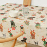 Stain-proof resined tablecloth Belum Christmas 100 x 140 cm